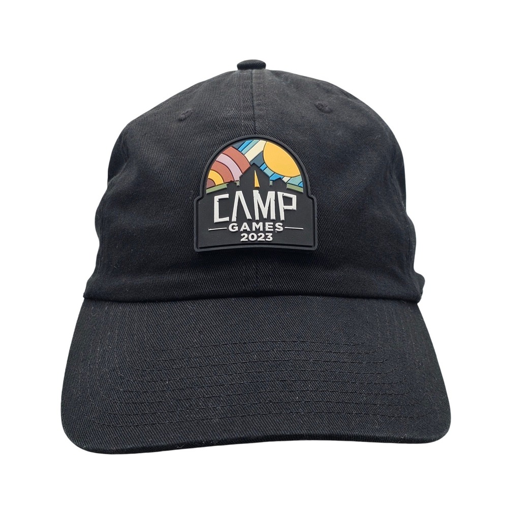 Camp Games 2023 Black Cotton '47 Brand Dad Hat Strapback Baseball Cap